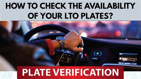 lto plate check|How to Verify and Check LTO Plate Number Online .